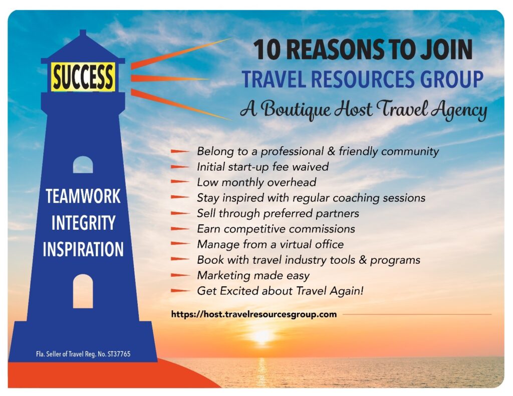 Join TRG Host Services to grow your independent travel business